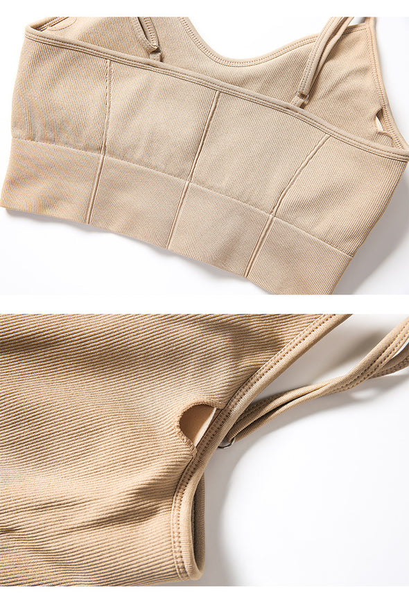 ENCORE BEIGE Sports Bra