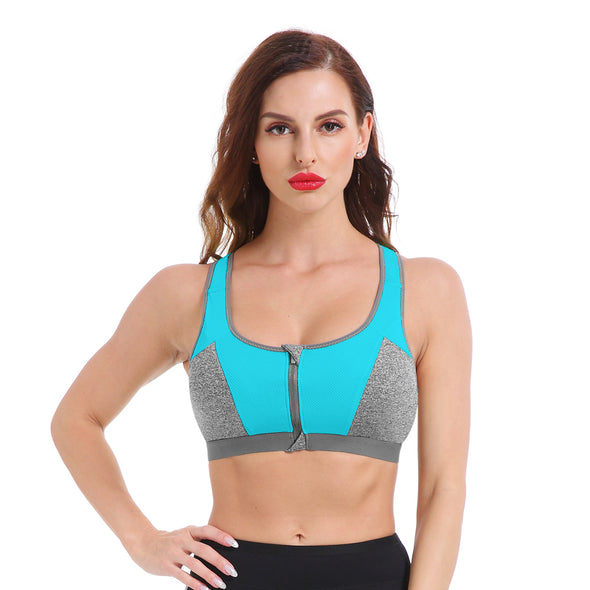 STUNNING Front-Close Blue Bra