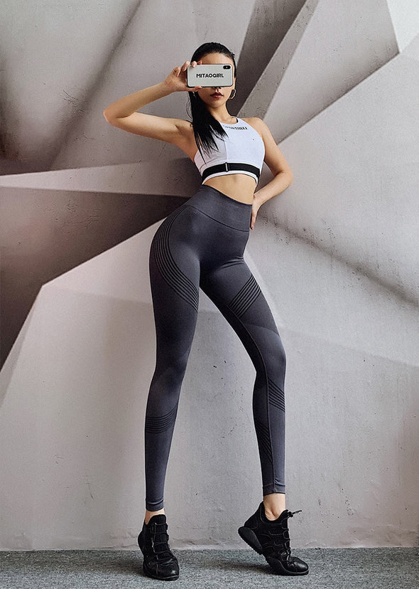 THE SUBLIME Workout Grey / Black Leggings