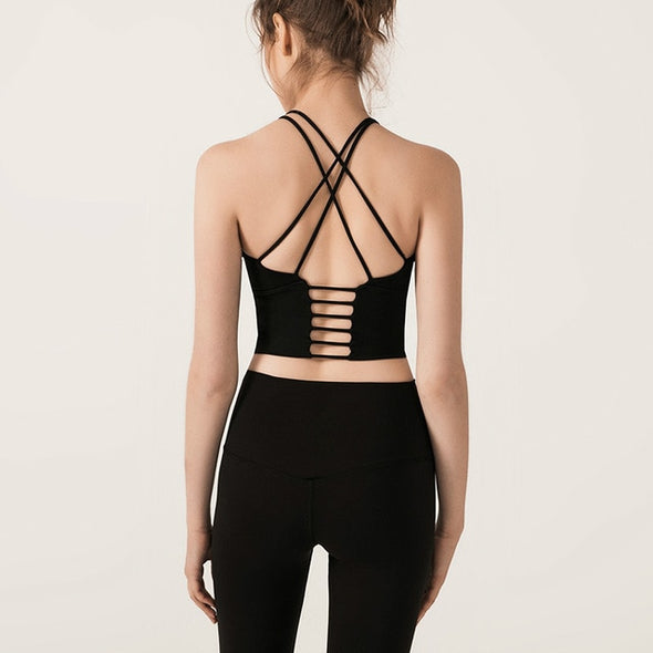 SHINE STRAPS Yoga Top