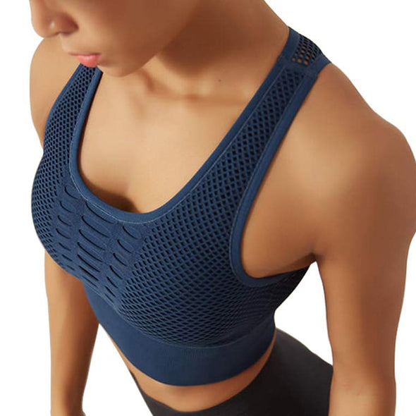 CLAIRE Blue Sports Tank